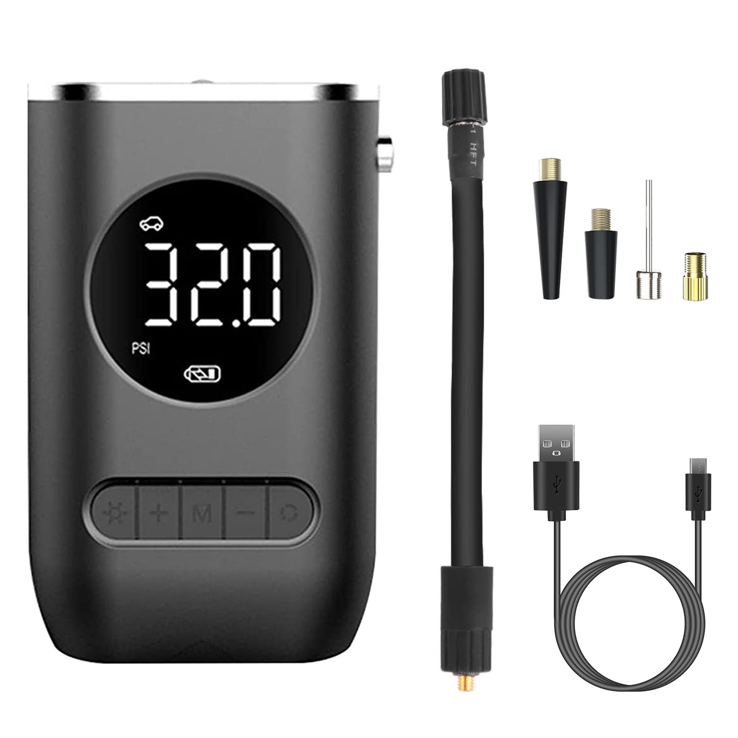 Car Tire Inflator Pump Portable Car Air Compressor Wireless Electric Air Pu 7317
