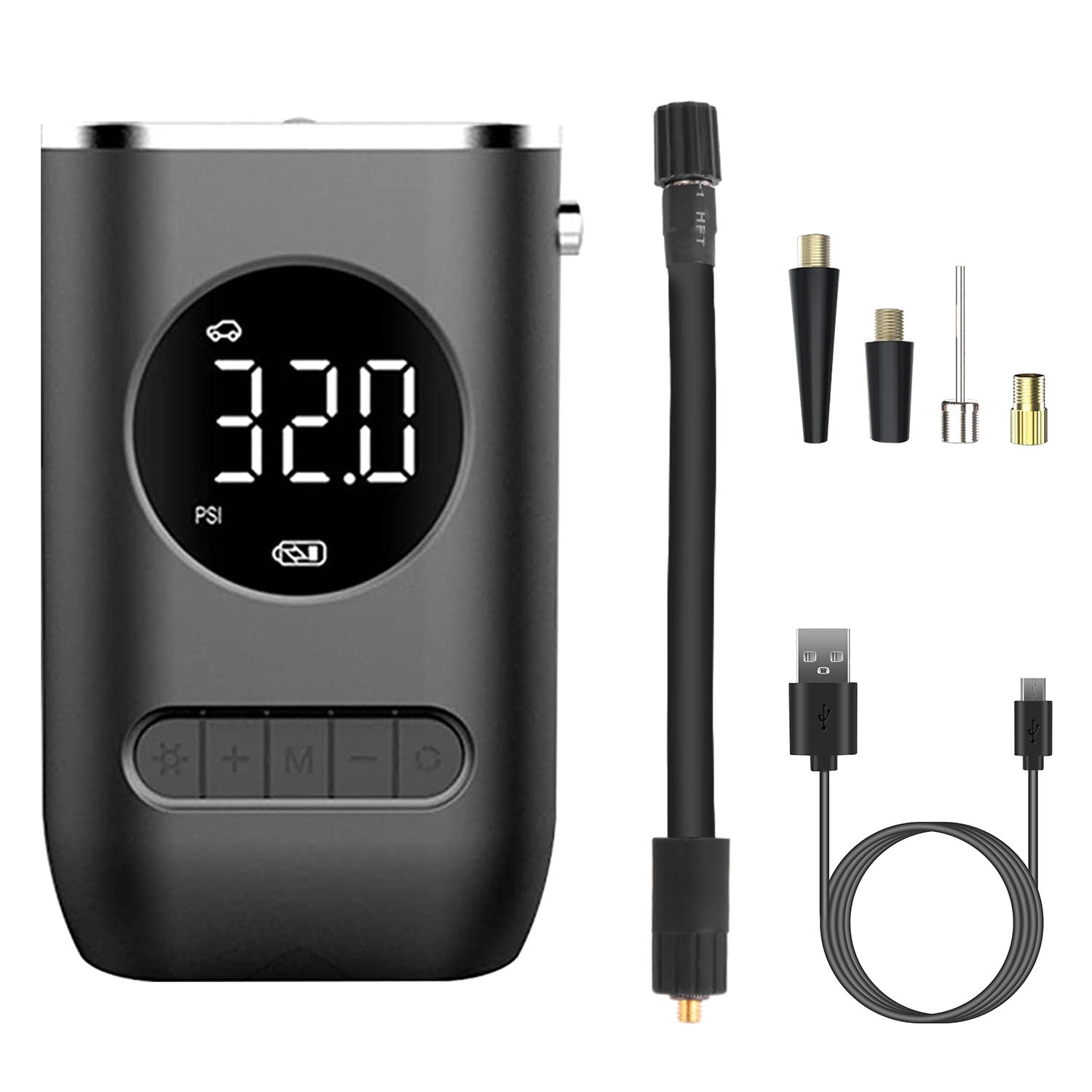 Car Tire Inflator Pump Portable Car Air Compressor Wireless Electric Air Pu 7317