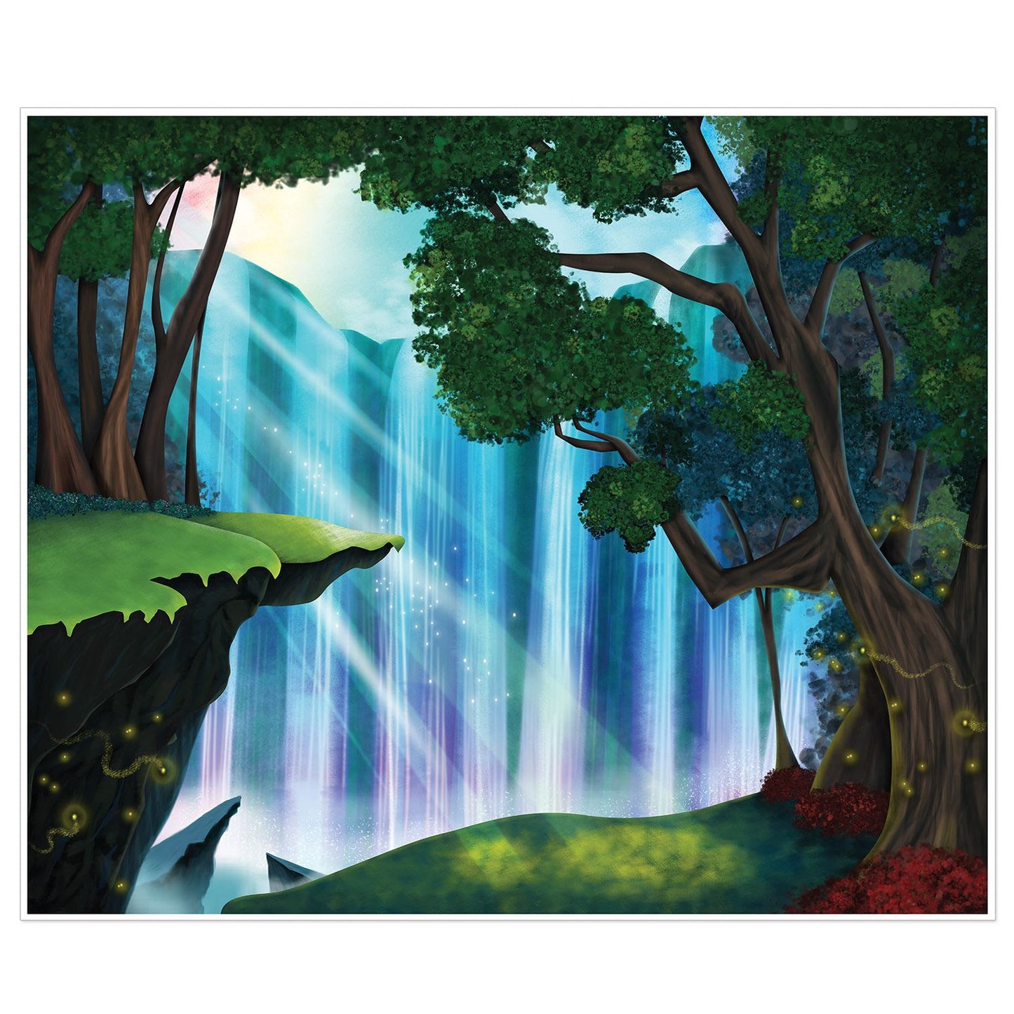 Beistle Fantasy Insta-Mural | Party Supply | Decoration