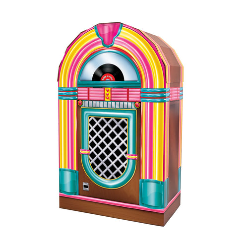 Beistle 3-D Jukebox Prop - 50's/Rock & Roll | Party Supply | Decoration