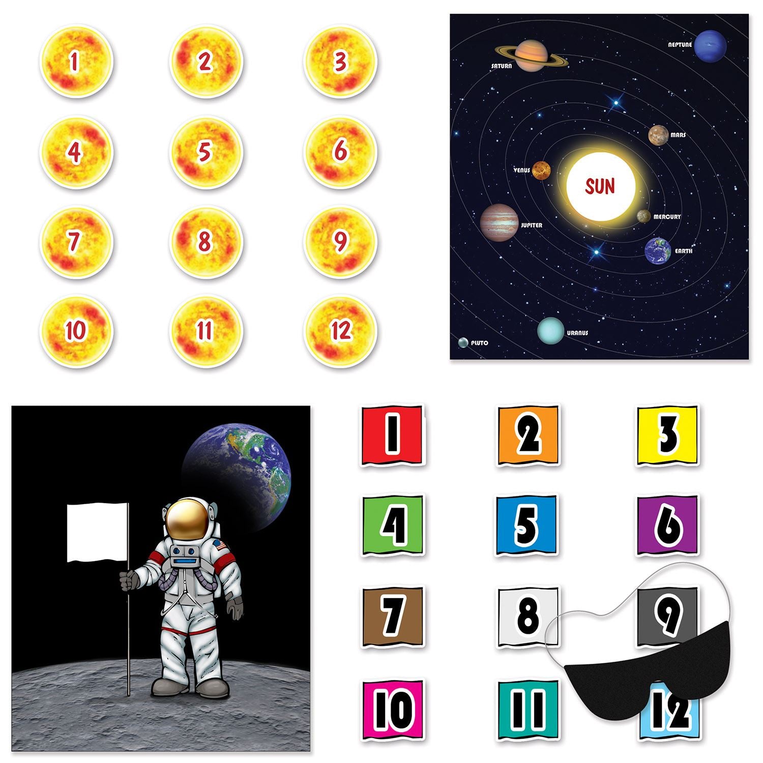 Beistle Space Party Games | Party Supply | Decoration