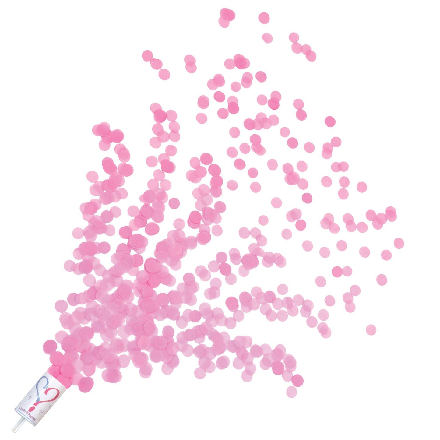 Beistle Gender Reveal Push Up Confetti Poppers - Pink - Baby Shower | Party