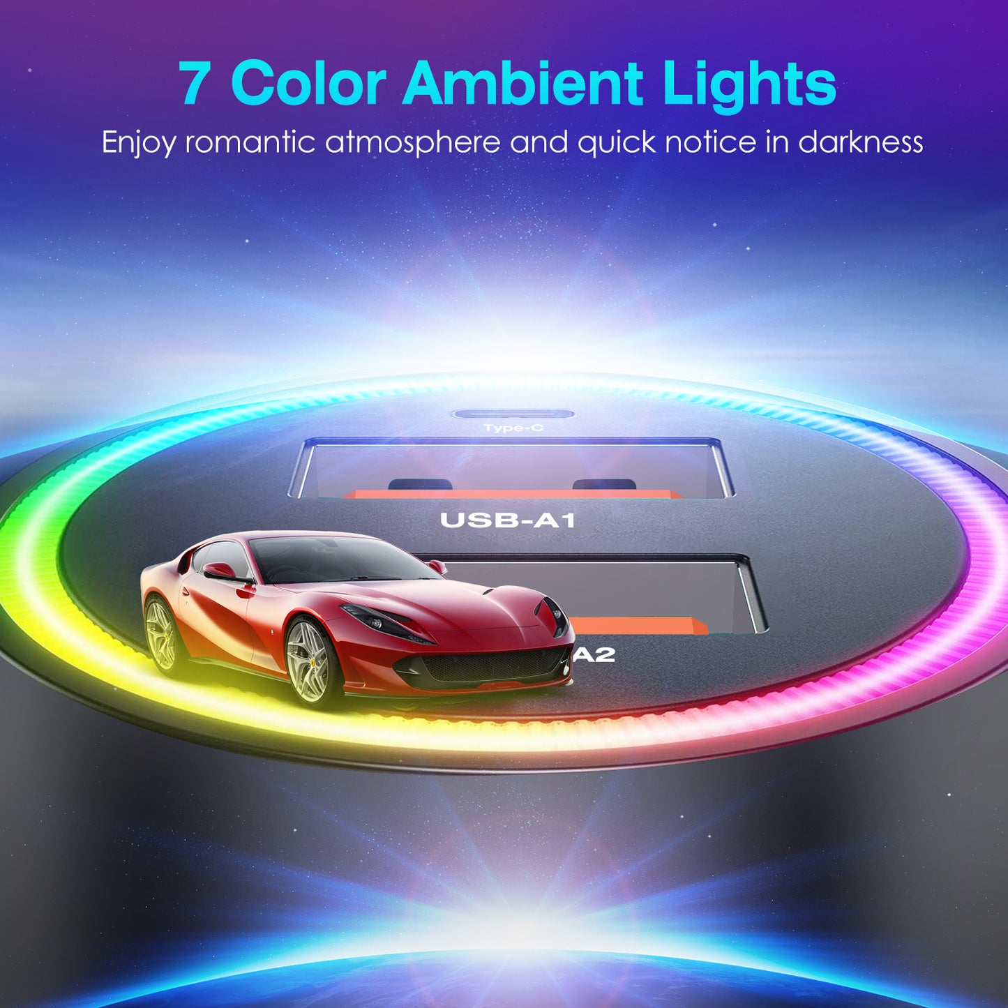 90W 3 Ports Fast Charge Car Charger QC3.0 PD3.0 USB Type-C LT Car Cigarette
