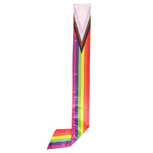 Beistle Pride Flag Satin Sash - Rainbow | Party Supply | Decoration