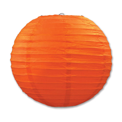 Beistle Orange Paper Lanterns - General Occasion | Party Supply | Decoration