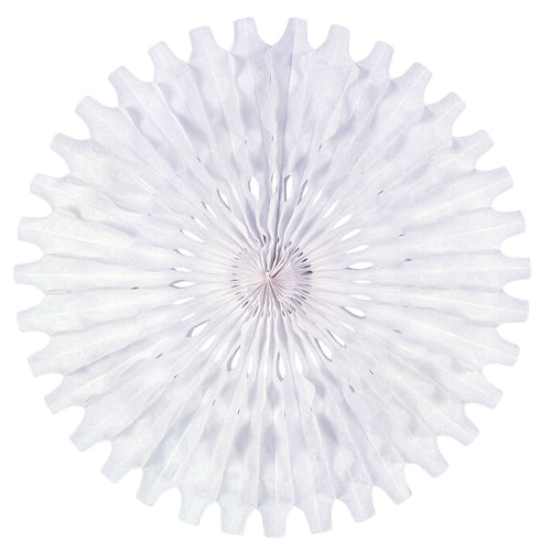 Beistle White Art-Tissue Fan - General Occasion | Party Supply | Decoration