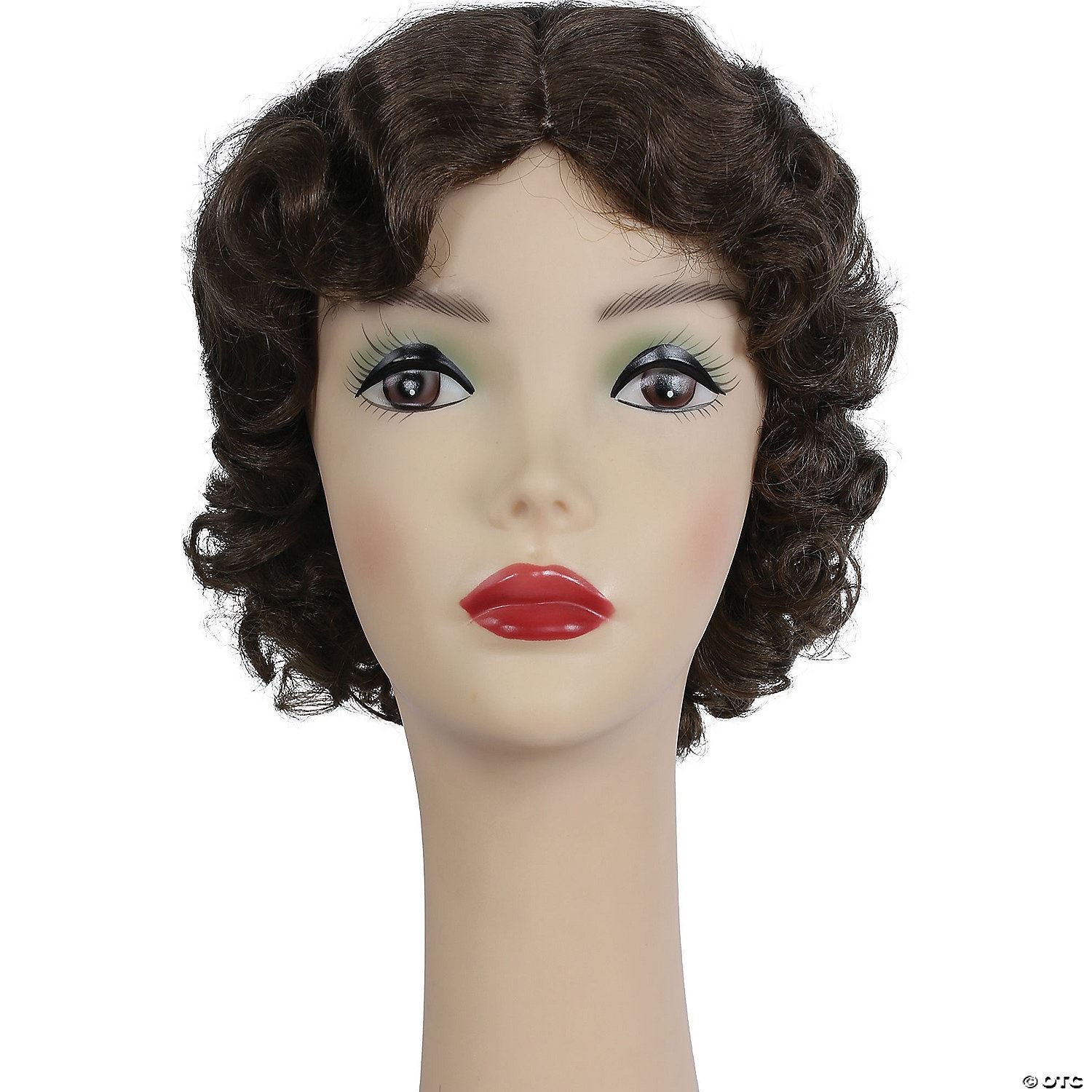 Womens Fingerwave Fluff Wig | Light Brown