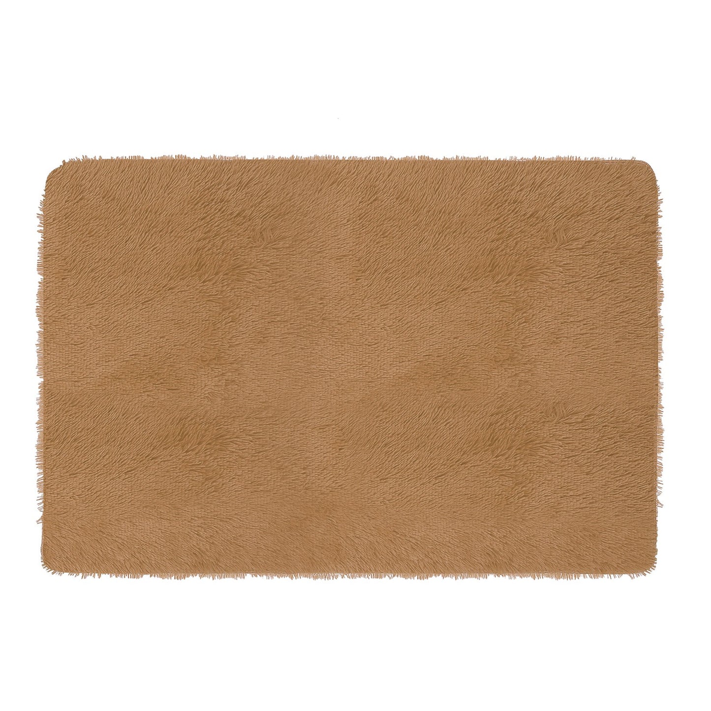 Fluffy Bedroom Rug 4’ x 2.6’ Anti-Skid Shaggy Area Rug Decorative Floor Car 3814