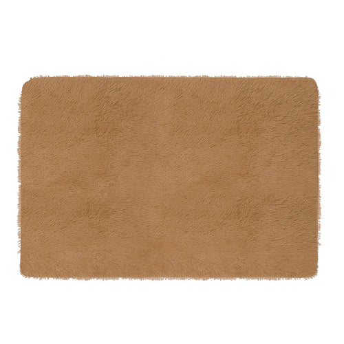 Fluffy Bedroom Rug 4’ x 2.6’ Anti-Skid Shaggy Area Rug Decorative Floor Car 3814