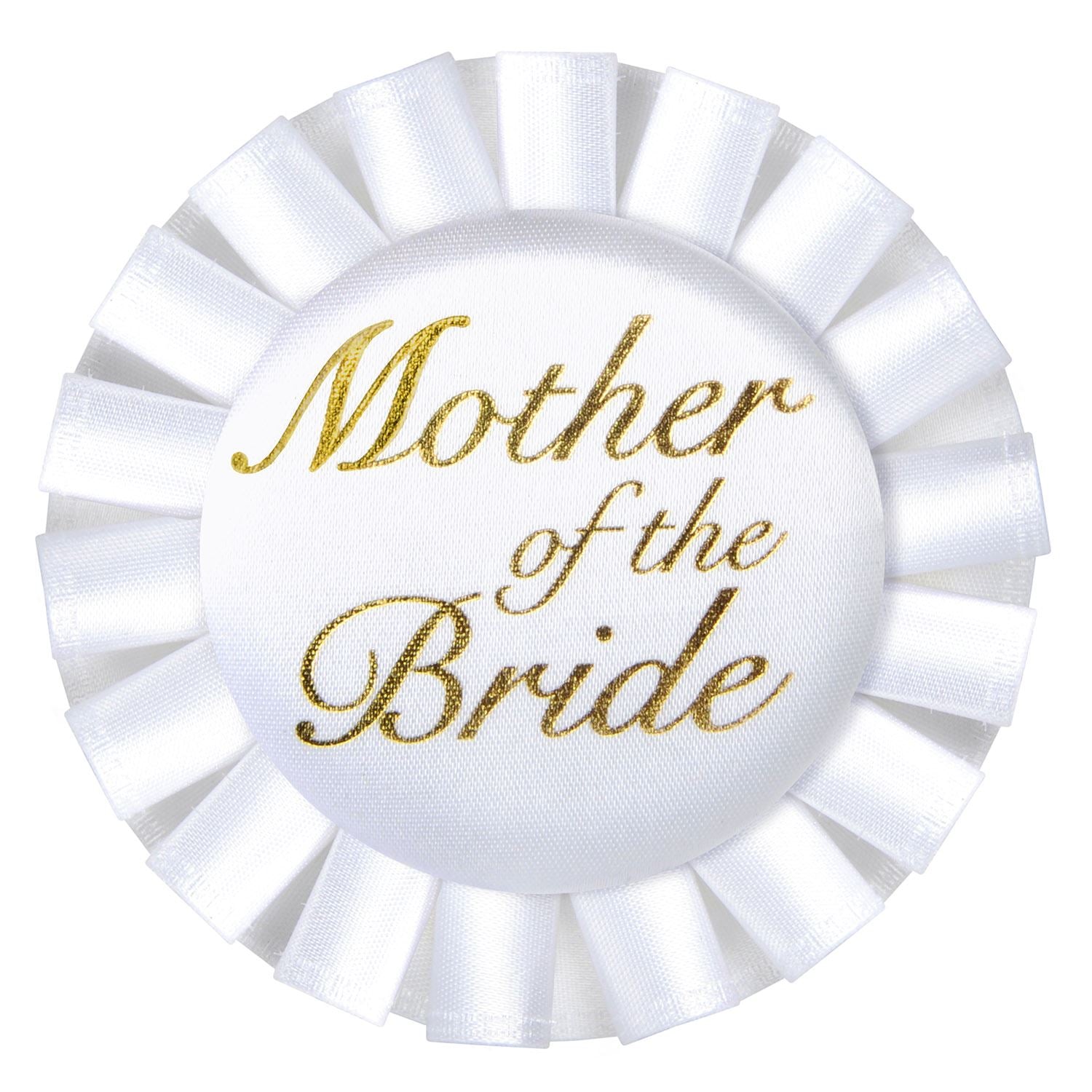 Beistle Mother of the Bride Satin Button - Wedding | Party Supply | Decoration