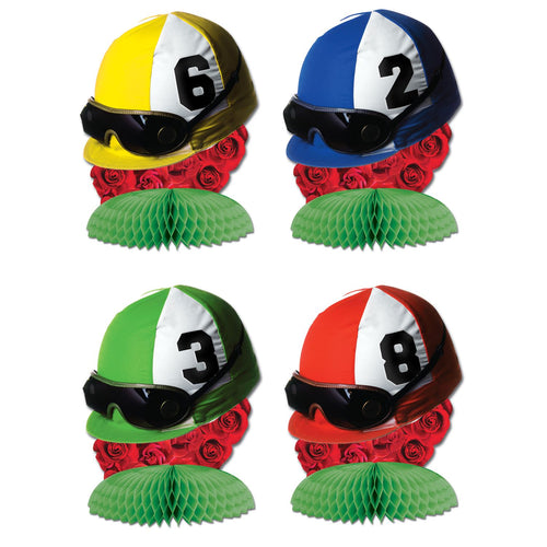 Beistle Jockey Helmet Centerpieces - Derby Day | Party Supply | Decoration