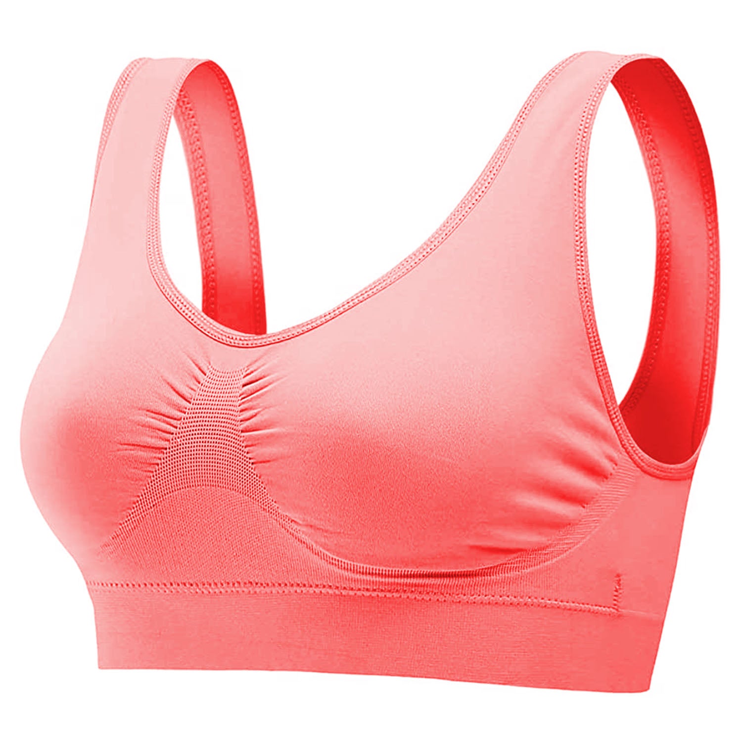 3 Pack Sport Bras For Women Seamless Wire-free Bra Light Support Tank Tops For