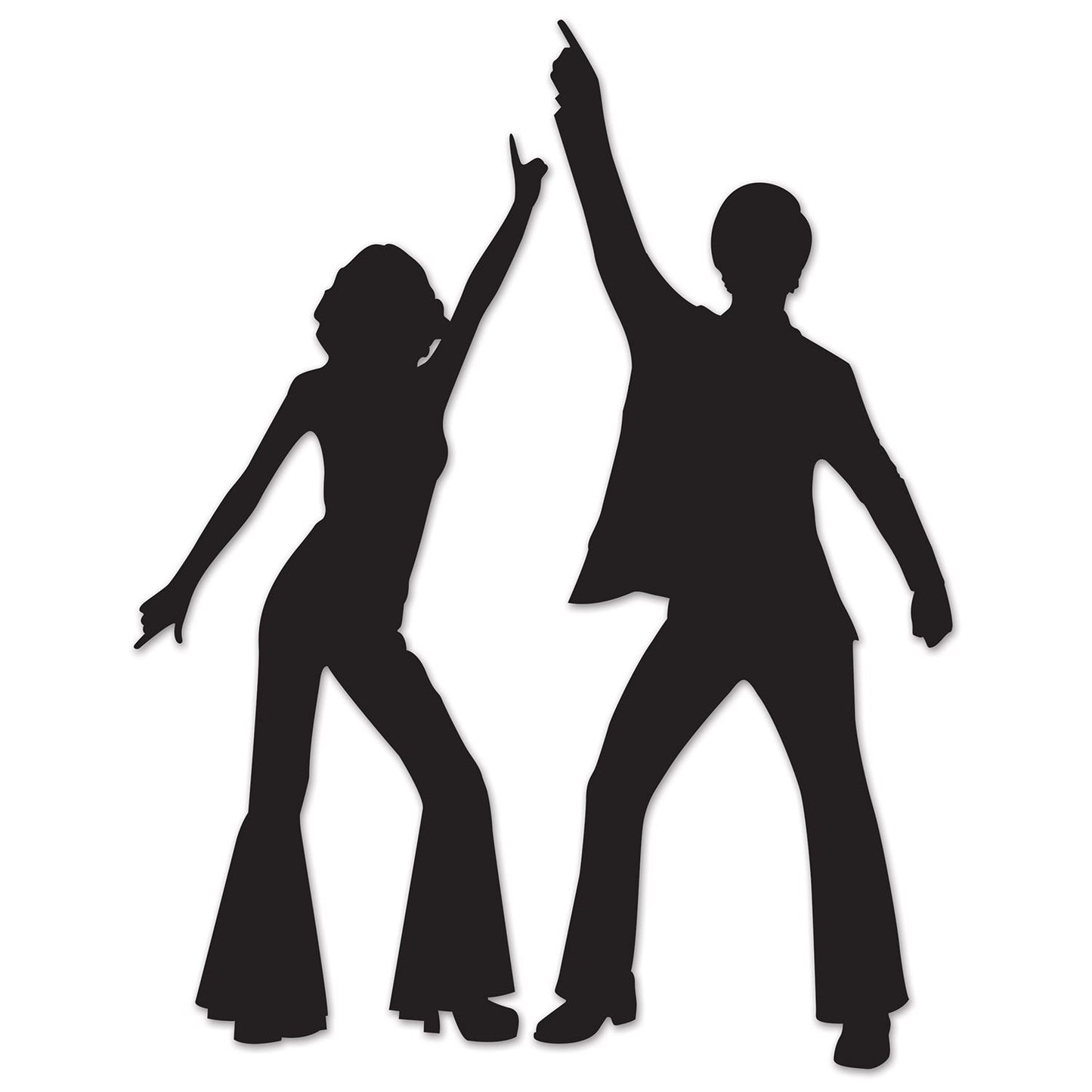 Beistle Disco Silhouettes - 70's | Party Supply | Decoration