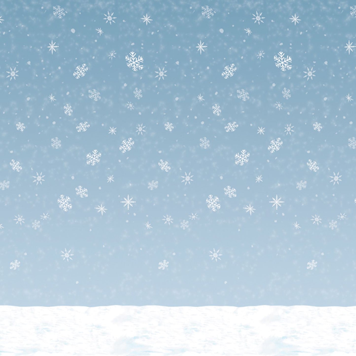 Beistle Winter Sky Backdrop - Christmas/Winter | Party Supply | Decoration