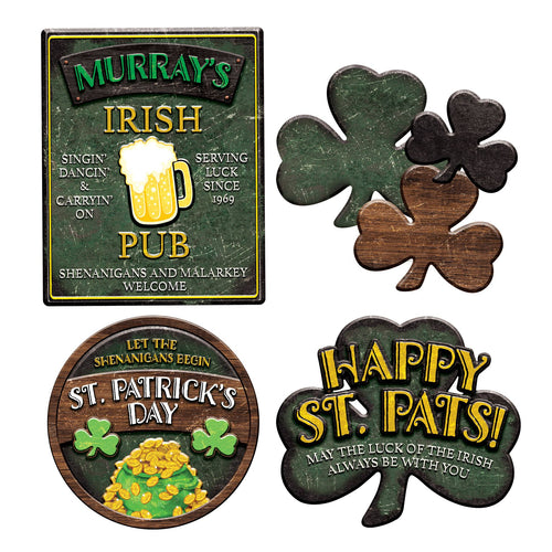 Beistle St Patrick's Day Sign Cutouts - St. Patricks | Party Supply