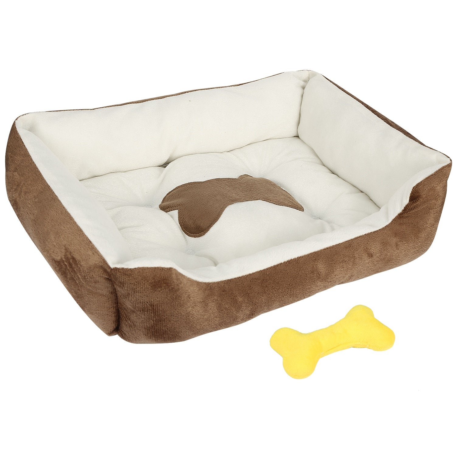Pet Dog Bed Soft Warm Fleece Puppy Cat Bed Dog Cozy Nest Sofa Bed Cushion M 4034