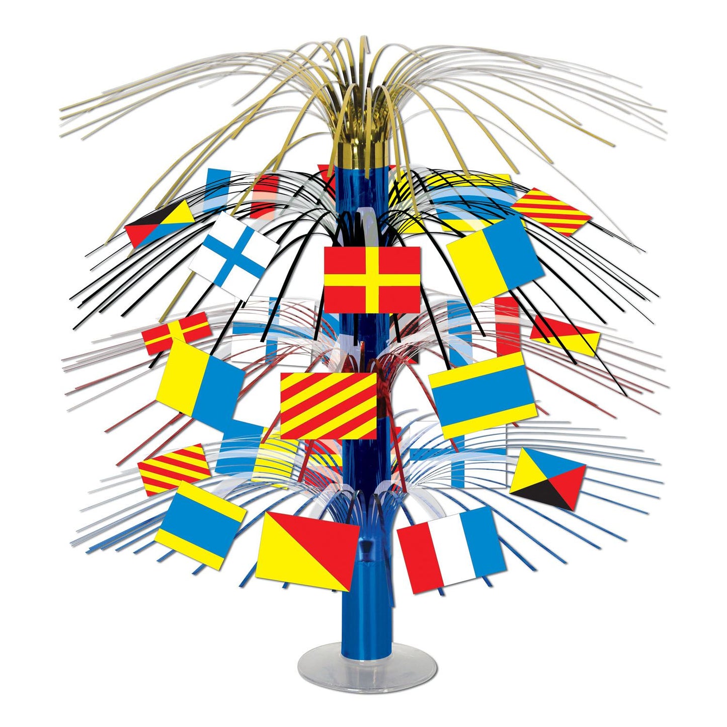 Beistle Nautical Flag Cascade Centerpiece | Party Supply | Decoration