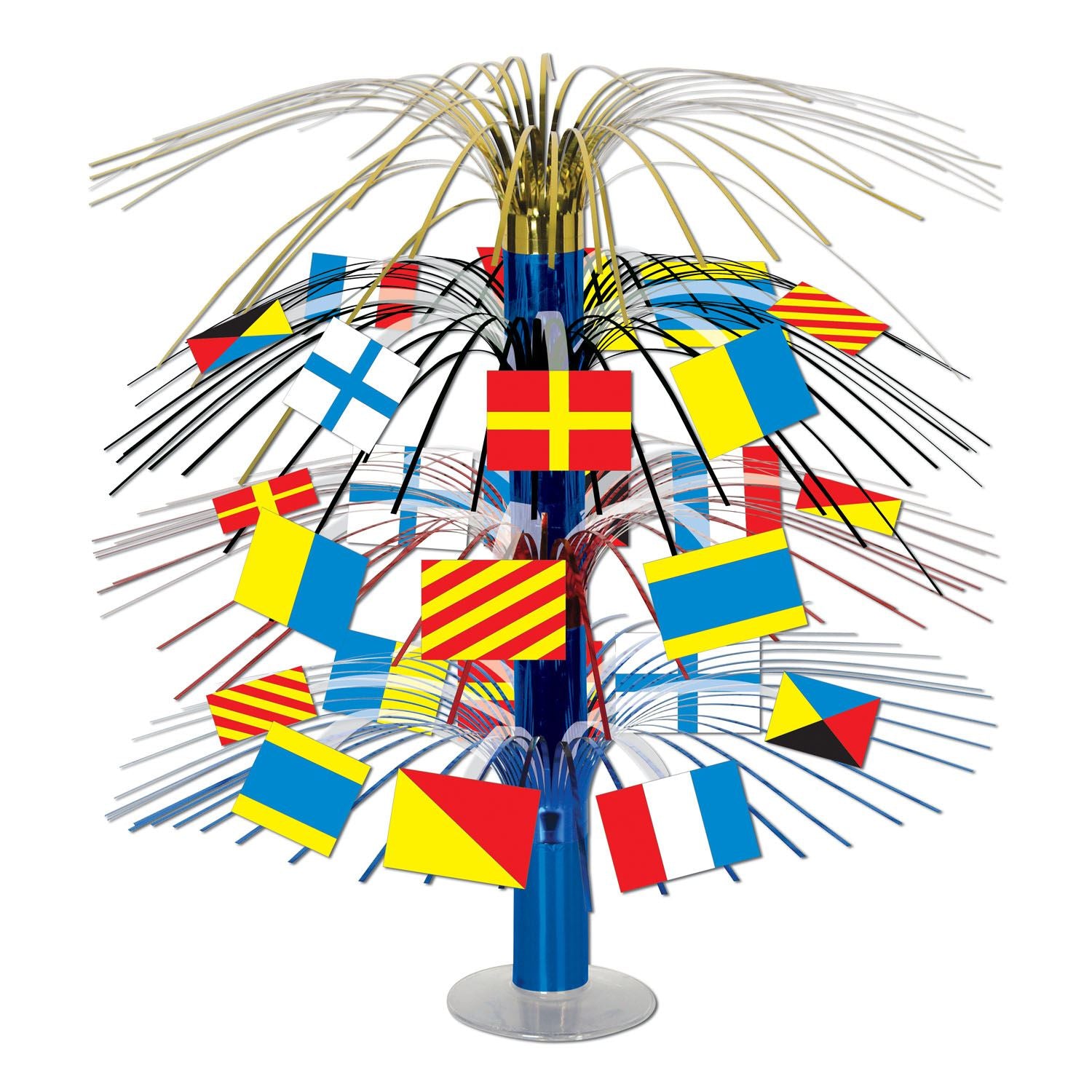 Beistle Nautical Flag Cascade Centerpiece | Party Supply | Decoration