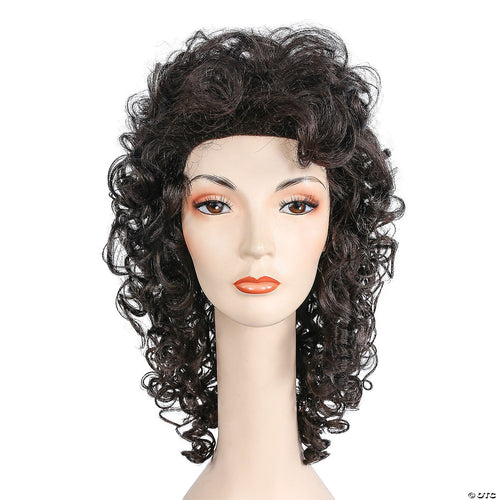 Womens Fancy Bargain Curly Wig | Brown-Dark