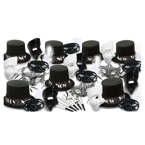 Beistle New Year Masquerade Asst for 50 - New Years | Party Supply