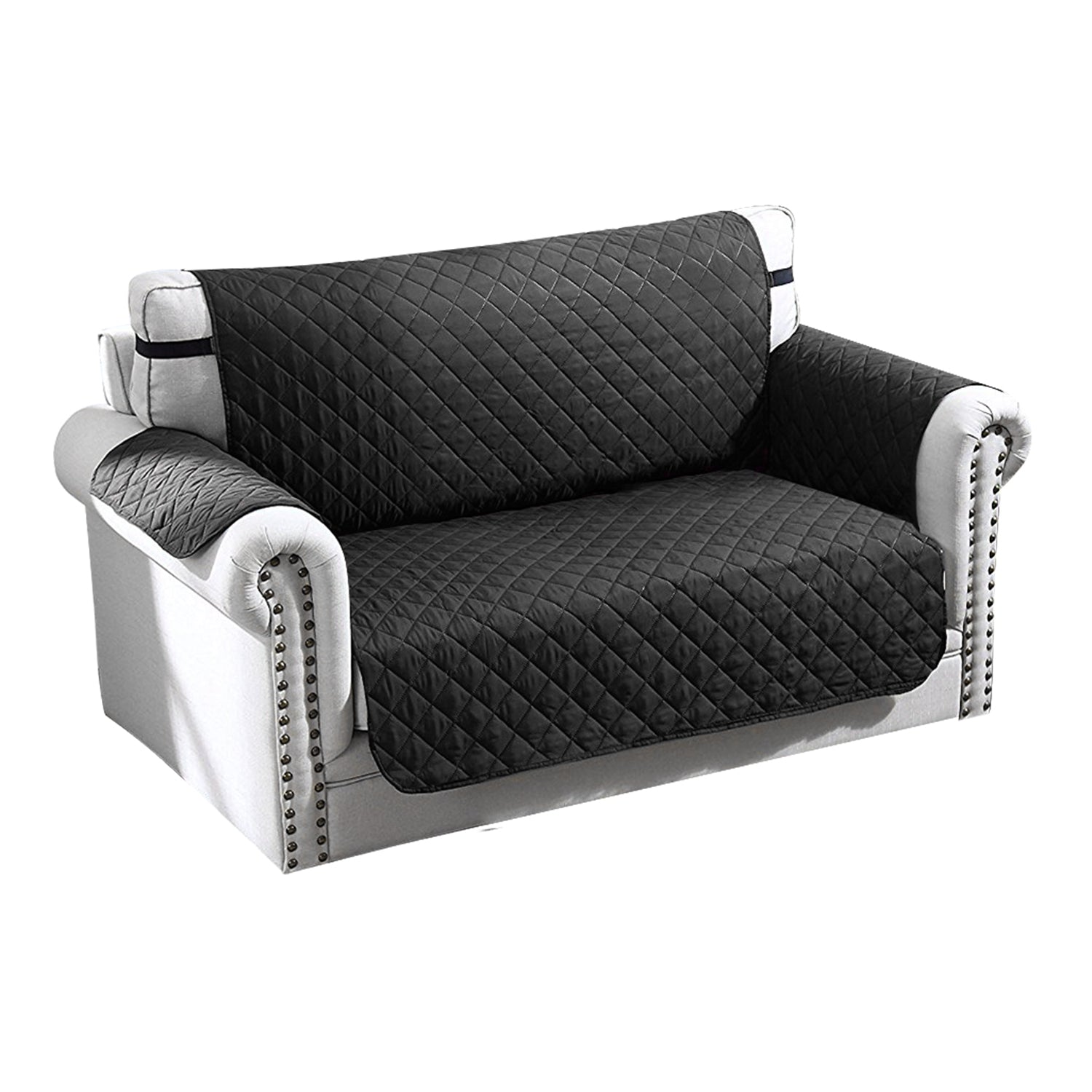 Reversible Sofa Cover Chair Loveseat Couch Microfiber Slipcover Cushion
