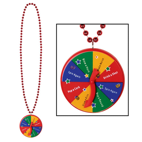 Beistle Beads w/New Year Spinner Medallion - New Years | Party Supply