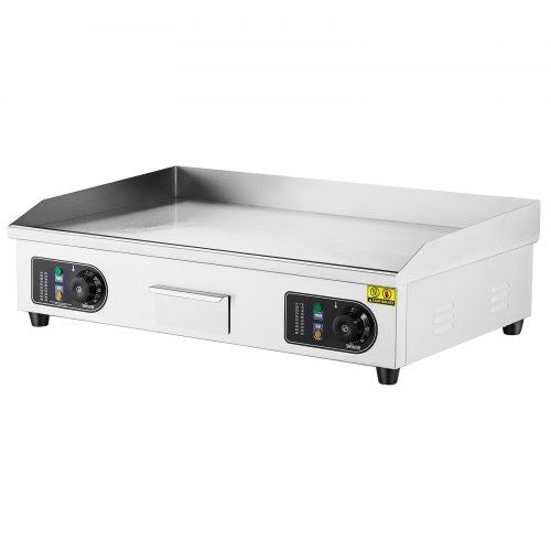 Commercial Electric Griddle 4400W Countertop Flat Top Grill 122?-572 ? Adjus