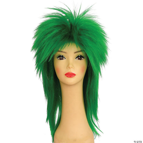 Mens | Adult Punk Fright Wig Forest Green YS5 | Green-Forest