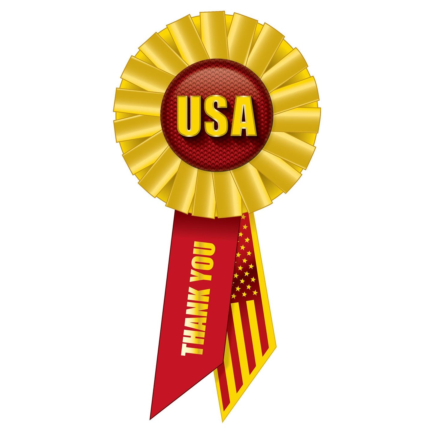 Beistle USA Rosette - Patriotic | Party Supply | Decoration