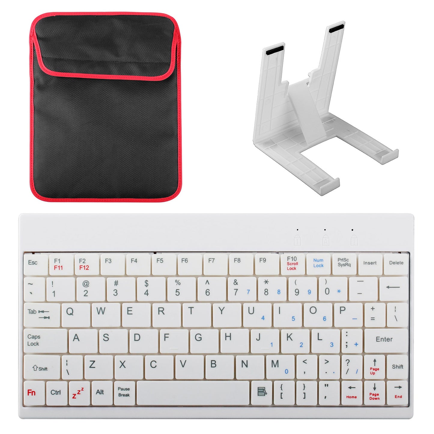 80 Keys Wired Keyboard Mini USB Connector Keyboard Portable Durable Keyboar 8673