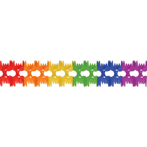 Beistle Rainbow Pageant Garland - General Occasion | Party Supply | Decoration
