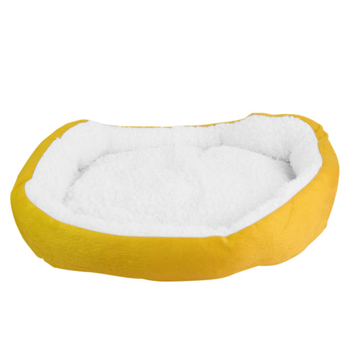 Pet Dog Bed Soft Warm Fleece Puppy Cat Bed Dog Cozy Nest Sofa Bed Cushion F 2078