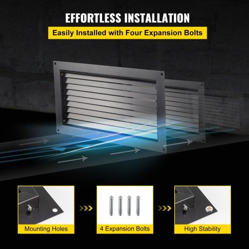 Flood Vent, 16" X 32" Foundation Flood Vent, to Reduce Foundation Damage and F