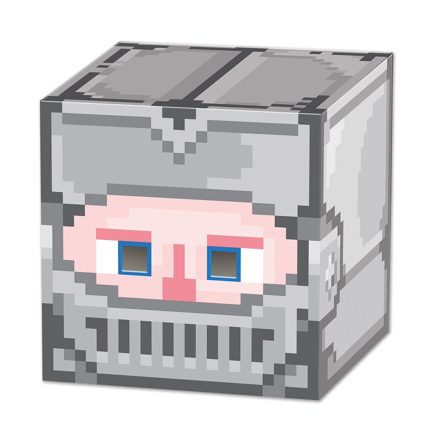 Beistle Knight 8-Bit Box Head | Party Supply | Decoration