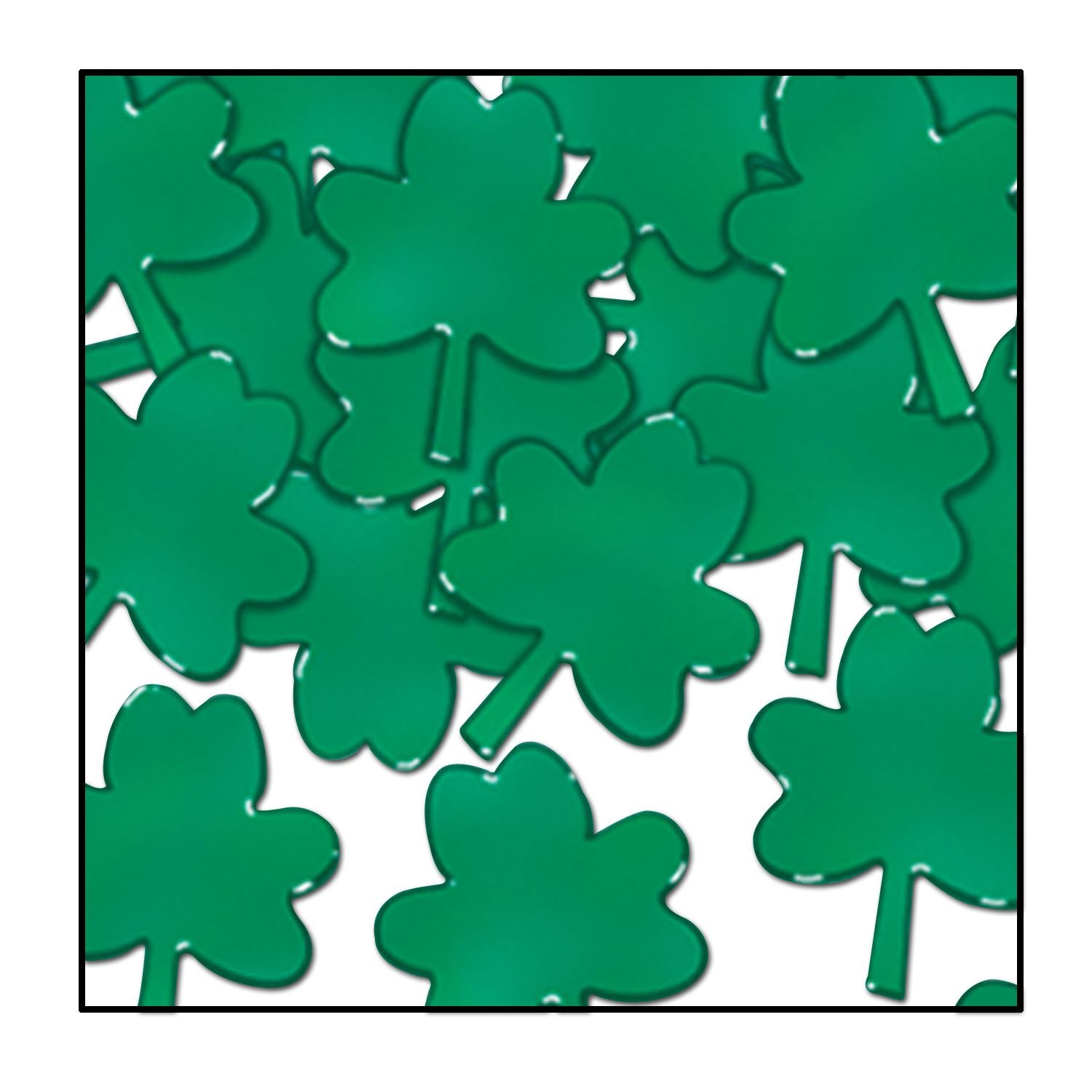 Beistle Fanci-Fetti Shamrocks - Party Supply Decoration for St. Patricks