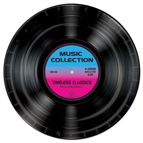 Beistle Record Plates - 50's/Rock & Roll | Party Supply | Decoration