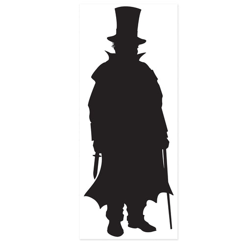 Beistle Villain Silhouette - Party Supply Decoration for Sherlock Holmes