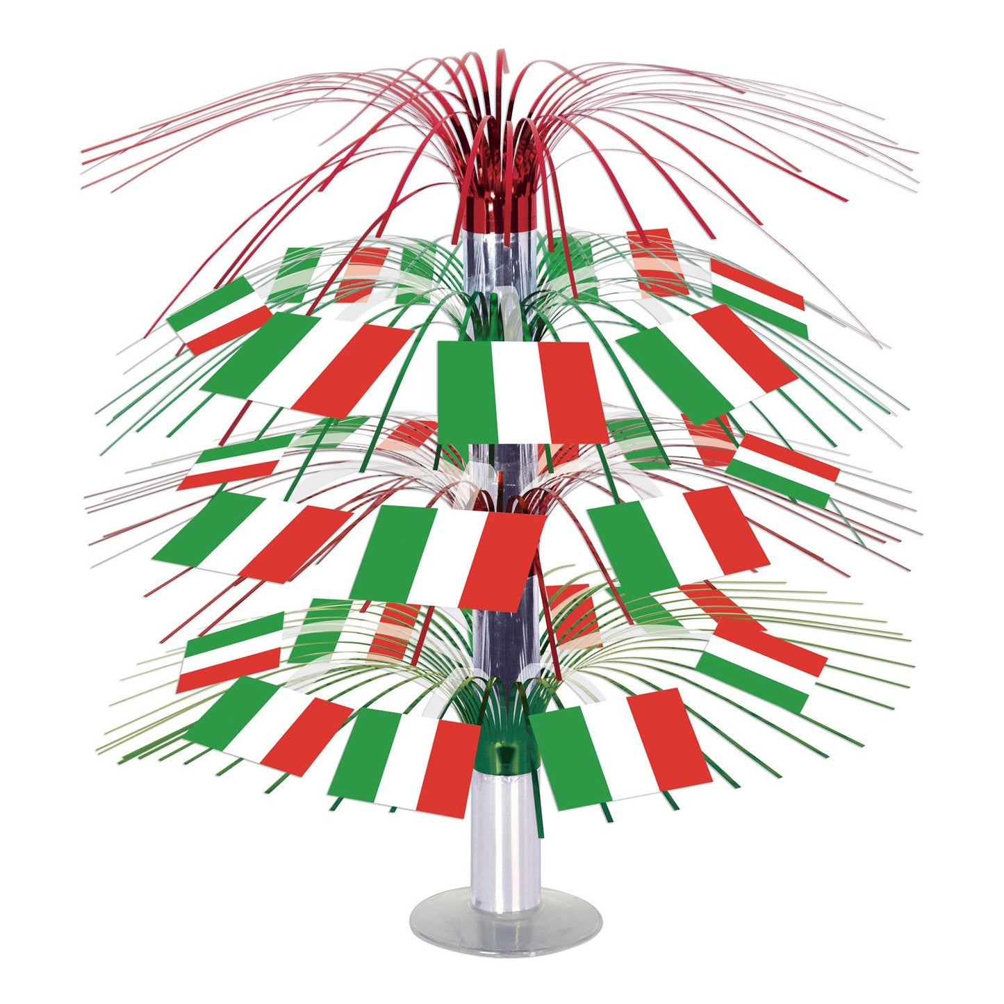 Beistle Italian Flag Cascade Centerpiece | Party Supply | Decoration