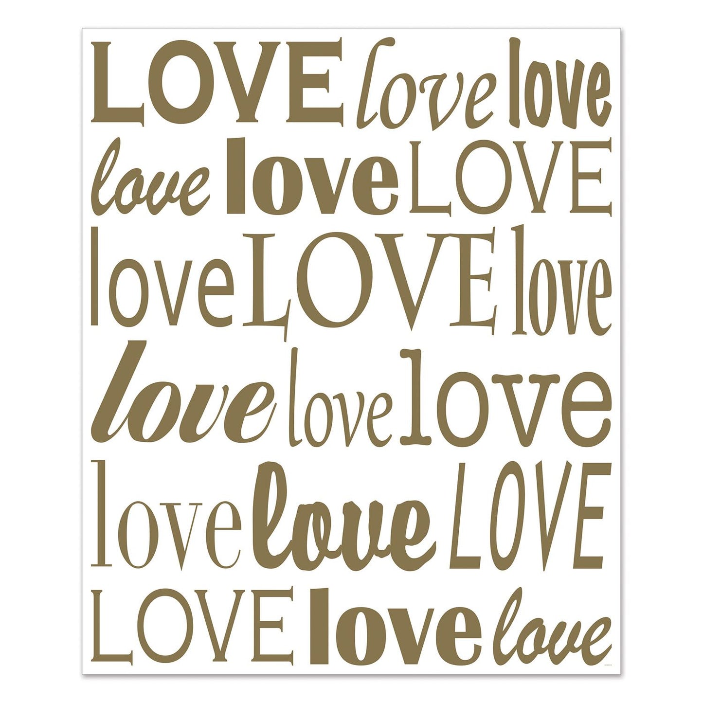Beistle "Love" Insta-Mural - Wedding | Party Supply | Decoration