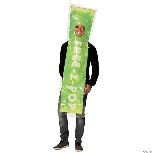 Unisex | Adults Green Free-Z-Pop Ice Costume