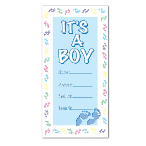 Beistle It's A Boy Door Cover - Baby Shower | Party Supply | Decoration