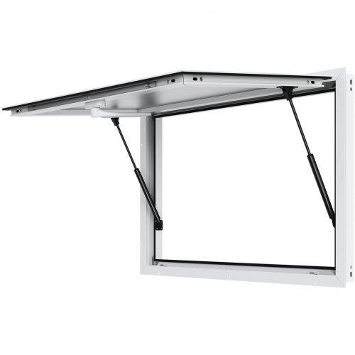 Concession Window 36"x24" Aluminum Alloy Food Truck Service Window with Awnin