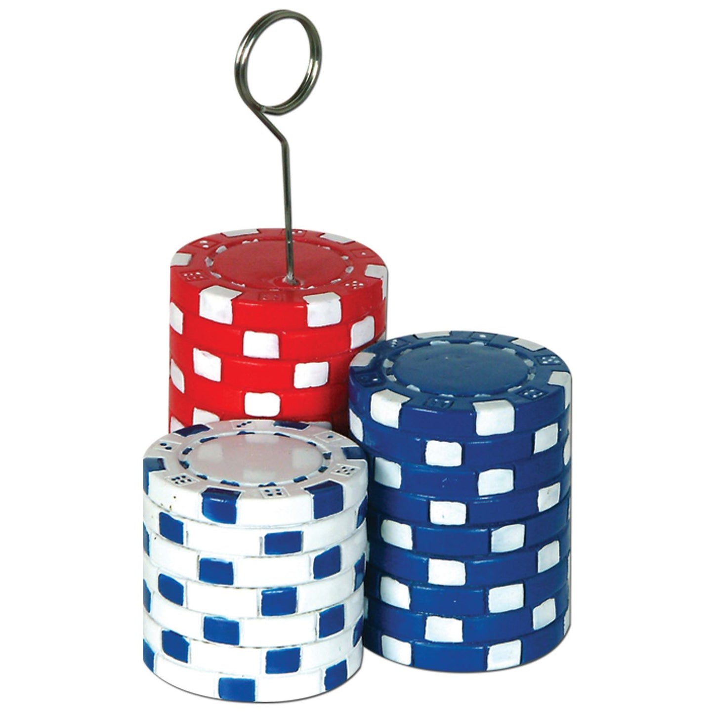 Beistle Poker Chips Photo/Balloon Holder - Casino | Party Supply | Decoration