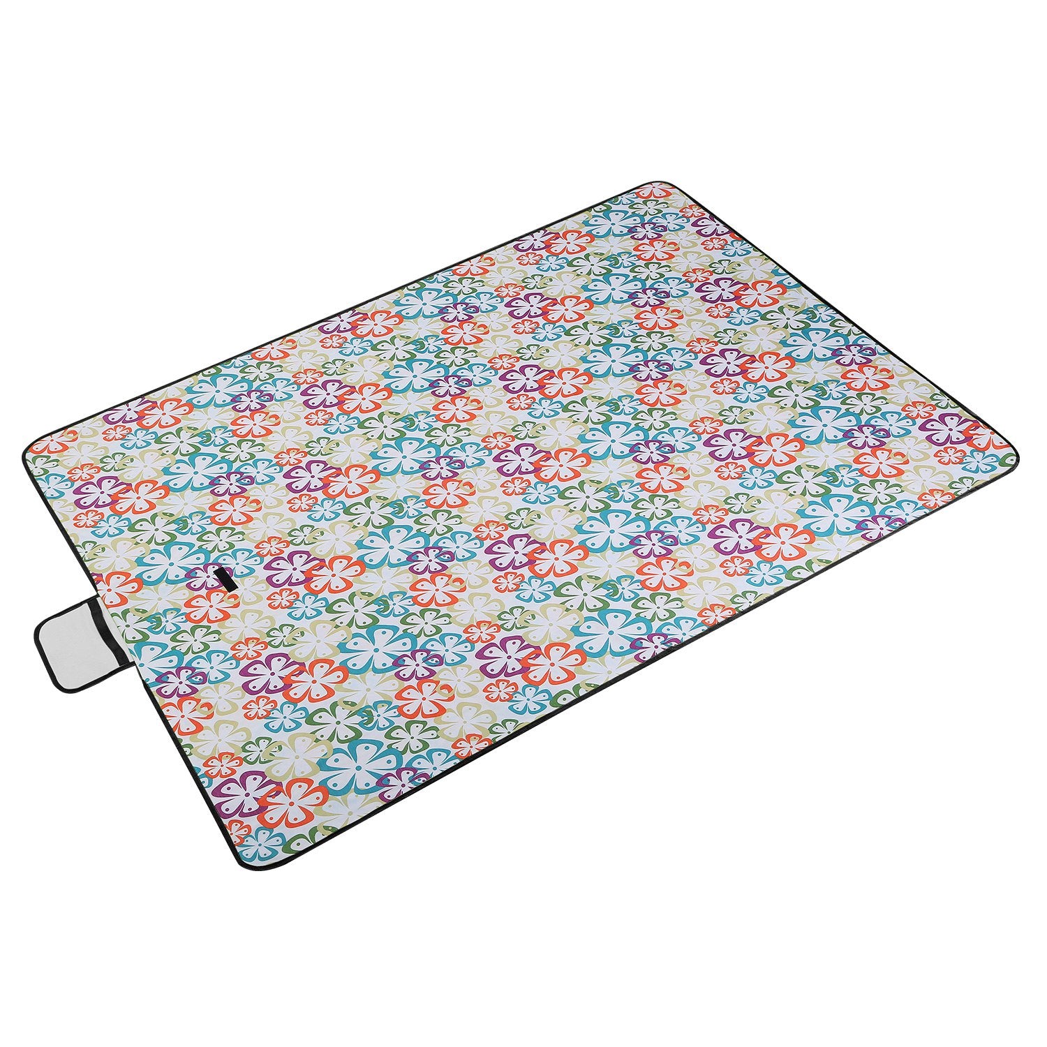 60" x 78" Waterproof Picnic Blanket Handy Mat with Strap Foldable Camping R 3899