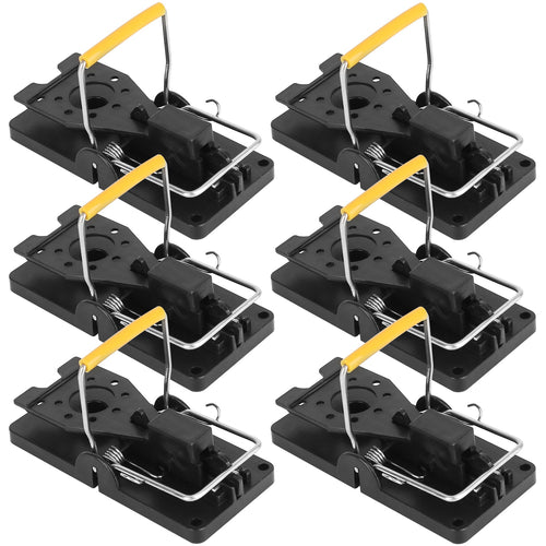 6Packs Mouse Traps Reusable Rat Rodent Killer Effective Pest Control Mouse