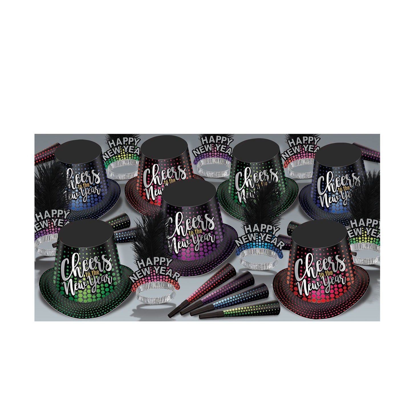 Beistle Cheers To The New Year Asst for 50 - New Years | Party Supply