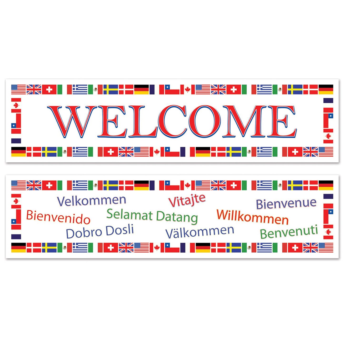 Beistle International Welcome Banners | Party Supply | Decoration