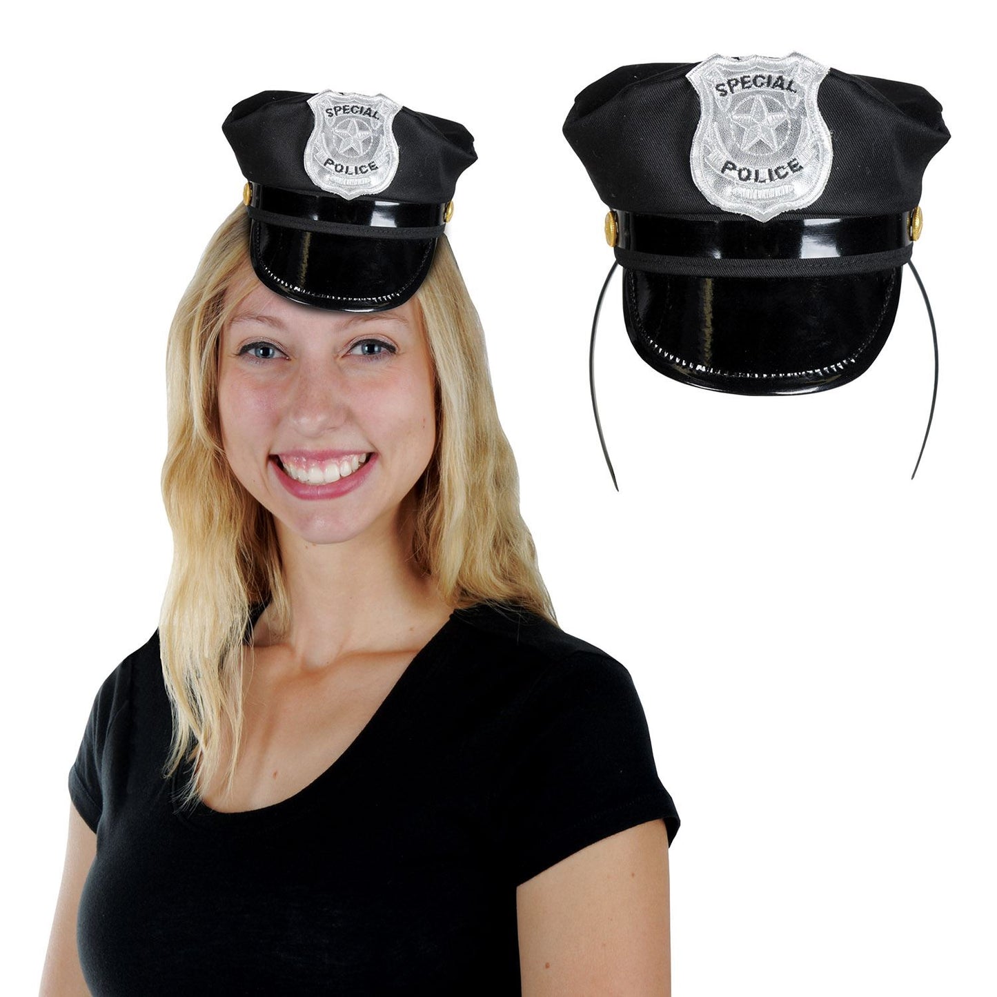 Beistle Police Hat Headband - Crime Scene | Party Supply | Decoration