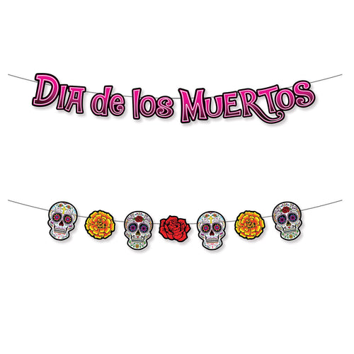 Beistle Dia De Los Muertos Streamer Set - Day of the Dead | Party Supply