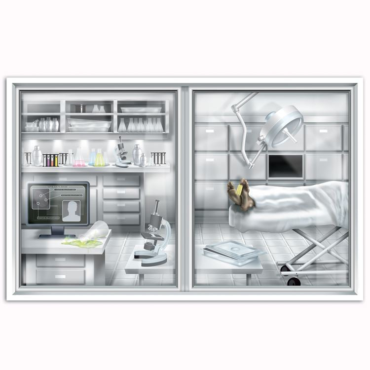 Beistle PSI Laboratory & Morgue Insta-View - Crime Scene | Party Supply